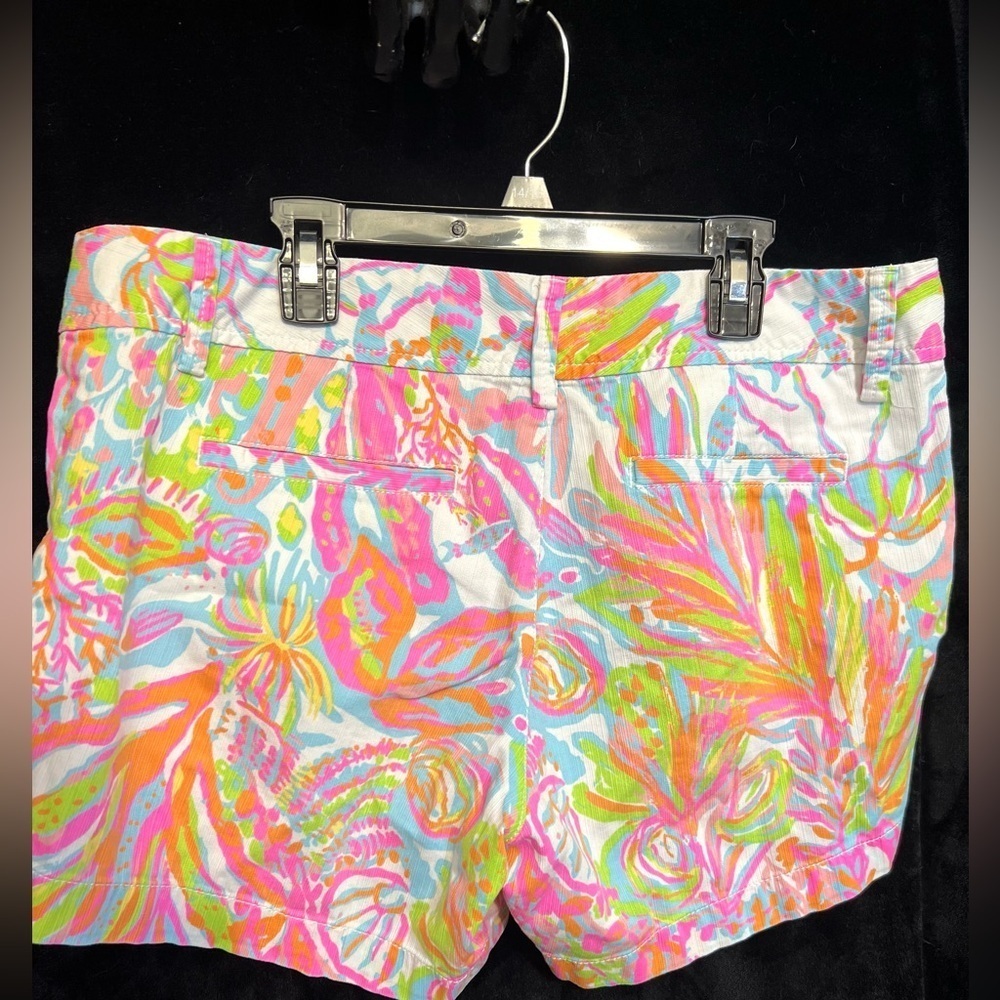 🩷💚Lilly Pulitzer | Callahan Scuba To Cuba Shorts  SZ 8- EUC🩷💚 - Picture 12 of 13
